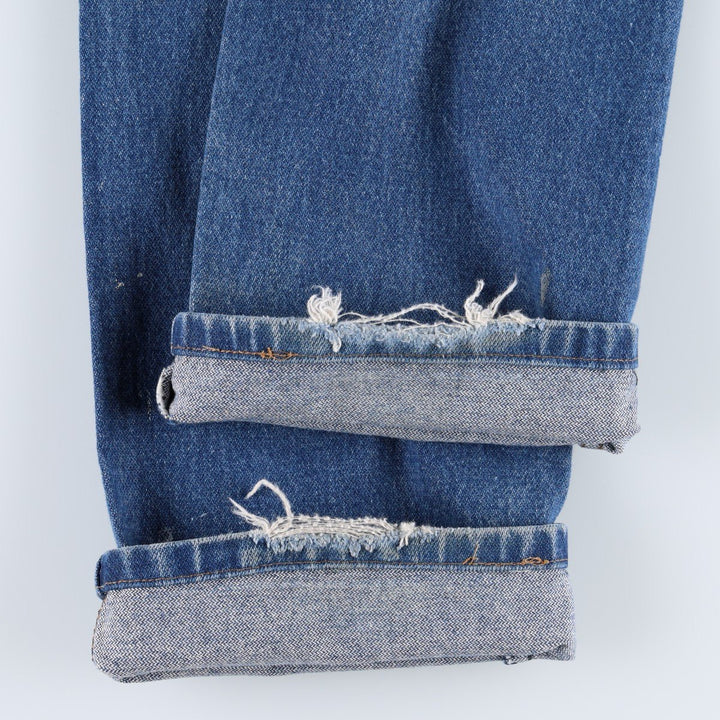 Wrangler Straight Denim Pants, Women's Size L (equivalent to W29) cotton blue type Vintage Second Hand