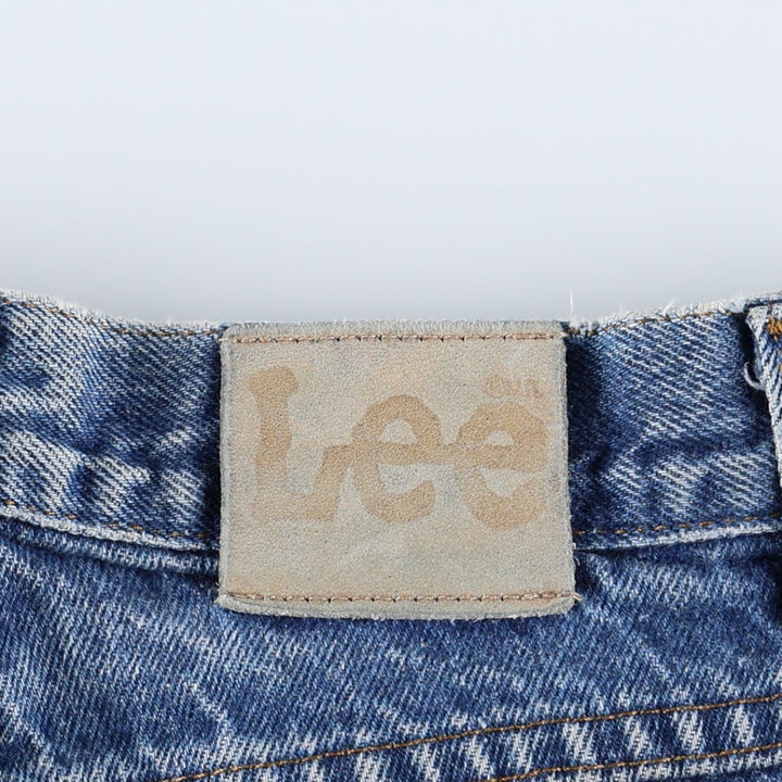 Lee Straight Denim Pants, Women's Size L (equivalent to W29) unclear blue type Vintage Second Hand