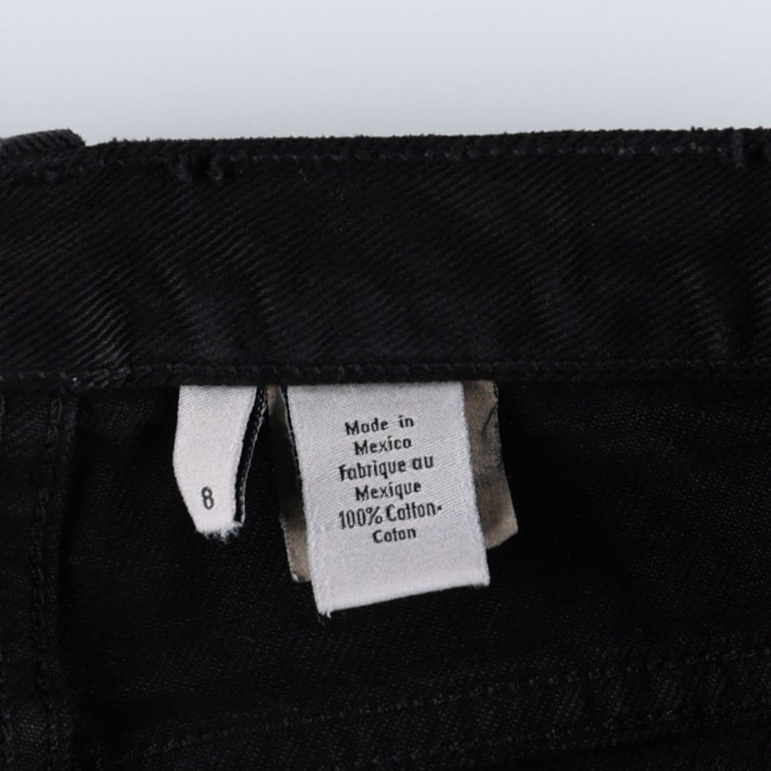 Calvin Klein black denim straight leg jeans, women's size L (equivalent to W28). cotton black type Vintage Second Hand