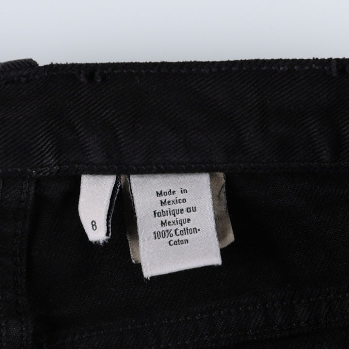 Calvin Klein black denim straight leg jeans, women's size L (equivalent to W28). cotton black type Vintage Second Hand