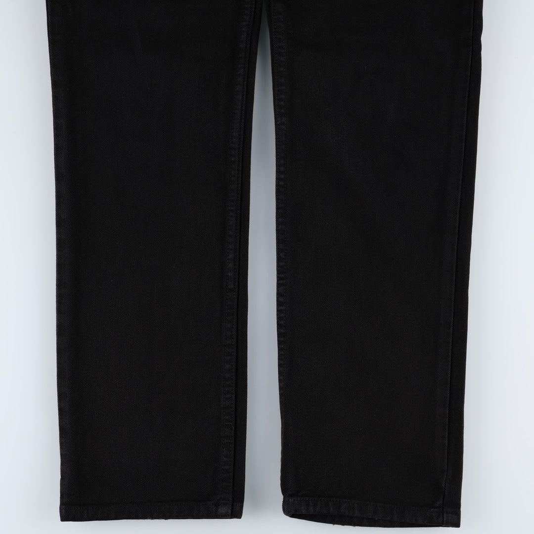 Calvin Klein black denim straight leg jeans, women's size L (equivalent to W28). cotton black type Vintage Second Hand