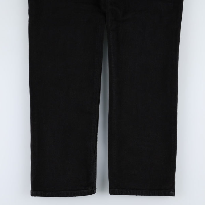 Calvin Klein black denim straight leg jeans, women's size L (equivalent to W28). cotton black type Vintage Second Hand