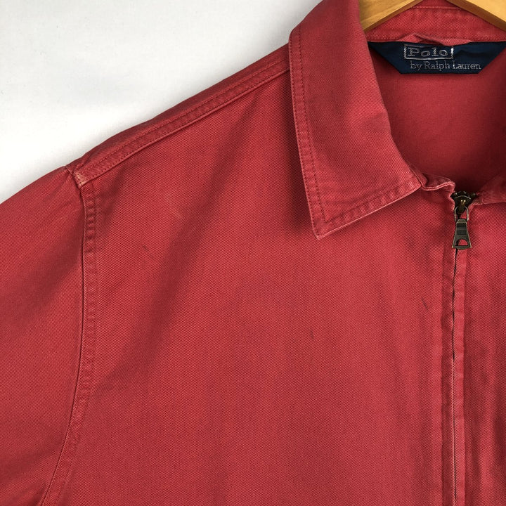 Ralph Lauren POLO by Ralph Lauren Swing Top Sports Jacket Men's M cotton red type Vintage Second Hand