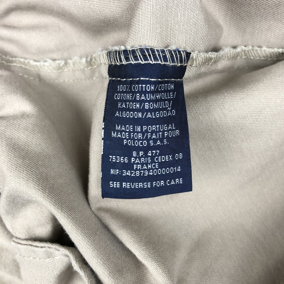 Ralph Lauren POLO by Ralph Lauren Swing Top Sports Jacket Men's XXL cotton beige type brown Vintage Second Hand