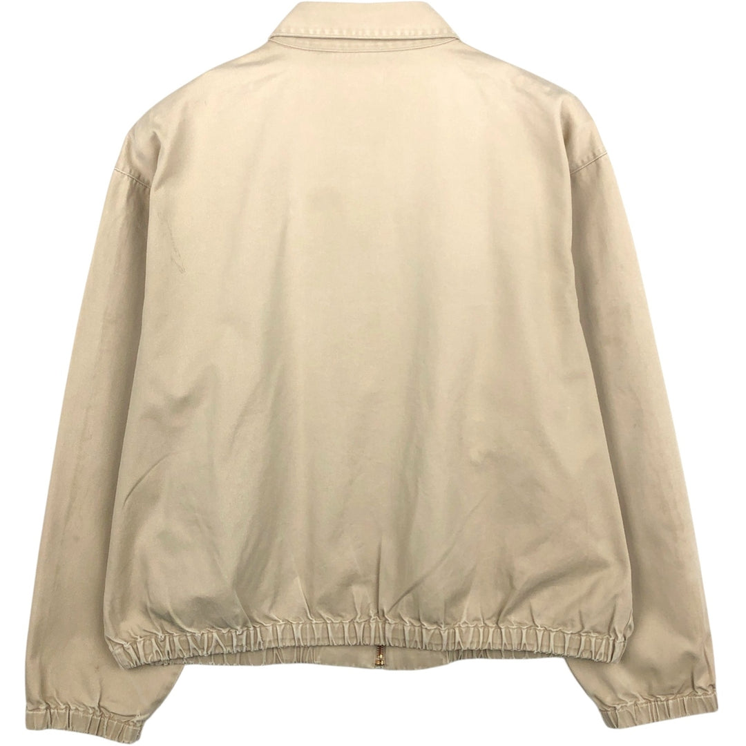 Ralph Lauren POLO by Ralph Lauren Swing Top Sports Jacket Made in Canada Men's L size cotton Beige type Vintage Second Hand