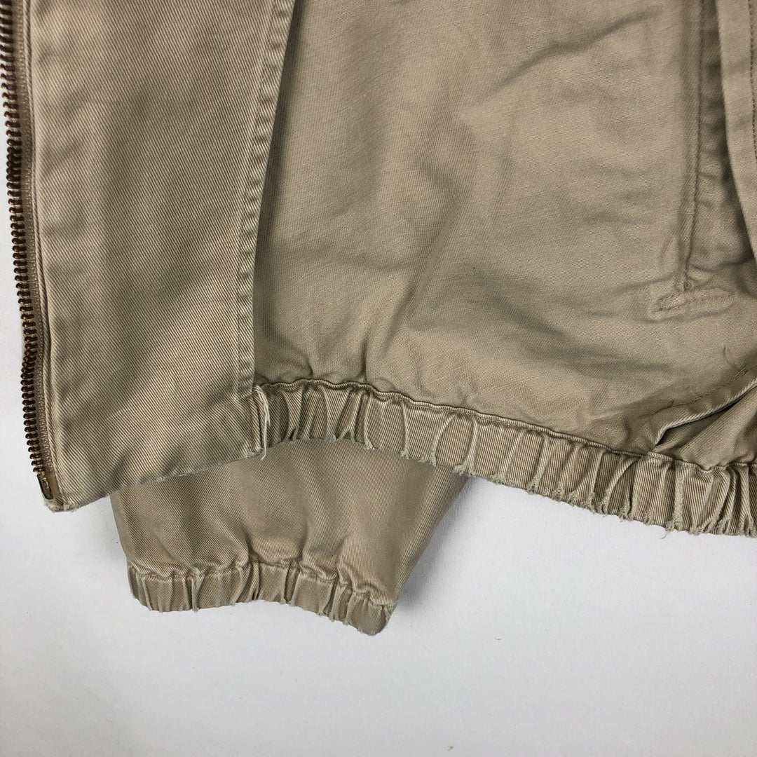 Ralph Lauren POLO by Ralph Lauren Swing Top Sports Jacket Made in Canada Men's L size cotton Beige type Vintage Second Hand