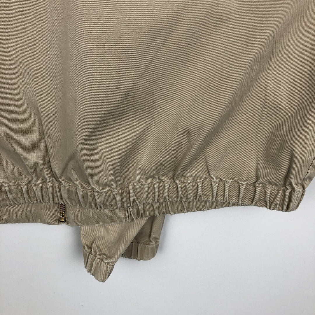 Ralph Lauren POLO by Ralph Lauren Swing Top Sports Jacket Made in Canada Men's L size cotton Beige type Vintage Second Hand