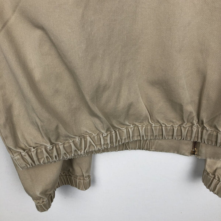 Ralph Lauren POLO by Ralph Lauren Swing Top Sports Jacket Made in Canada Men's L size cotton Beige type Vintage Second Hand