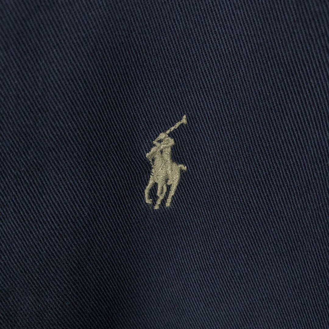 Ralph Lauren POLO by Ralph Lauren Swing Top Sports Jacket Men's XL cotton navy blue type Vintage Second Hand