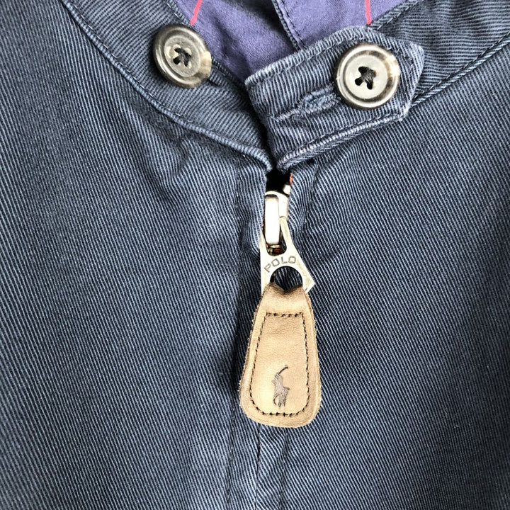 Ralph Lauren POLO by Ralph Lauren Swing Top Sports Jacket Men's XL cotton navy blue type Vintage Second Hand