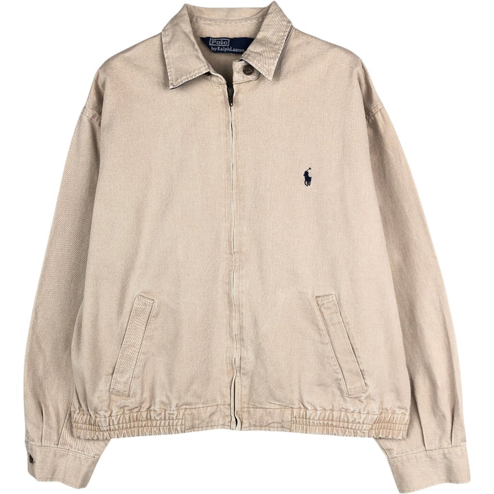 Ralph Lauren POLO by Ralph Lauren Swing Top Sports Jacket Men's M unclear Beige type Vintage Second Hand