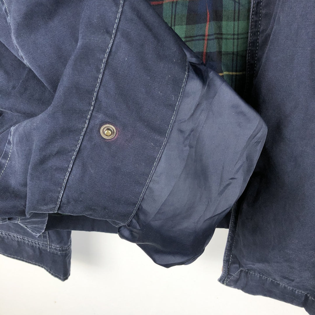 Ralph Lauren POLO by Ralph Lauren Swing Top Sports Jacket Men's XL cotton navy blue type Vintage Second Hand