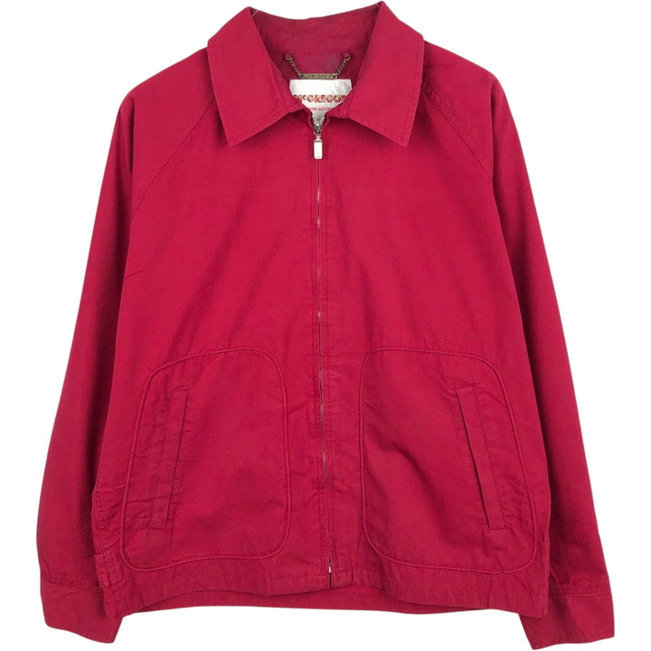McGREGOR Swing Top Sports Jacket, Men's Size L (approx.) cotton red type Vintage Second Hand