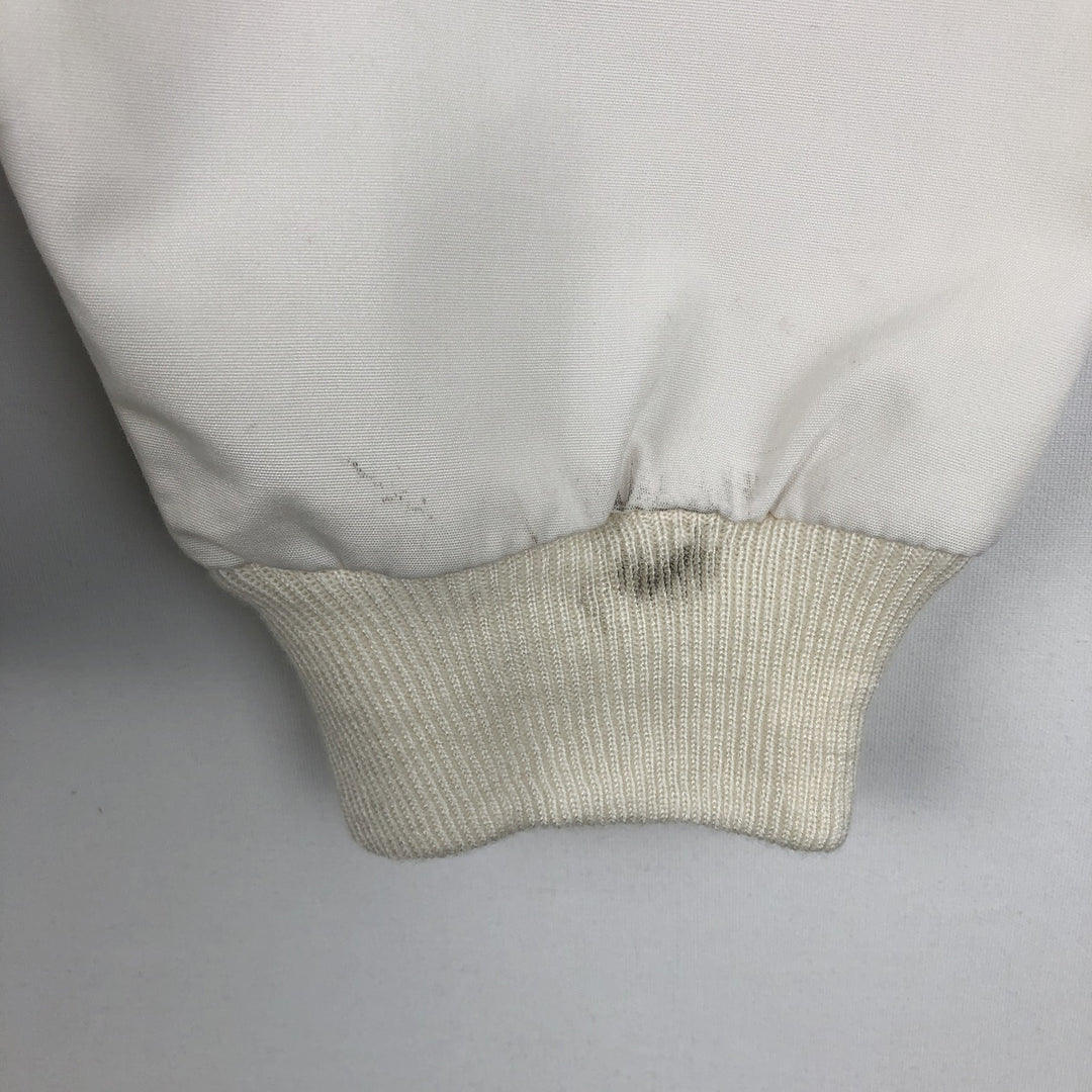 80s-90'S Eddie Bauer Harrington Jacket, Swing Top, Black Tag, Men's Size L (Equivalent), Vintage polyester white type Vintage Second Hand