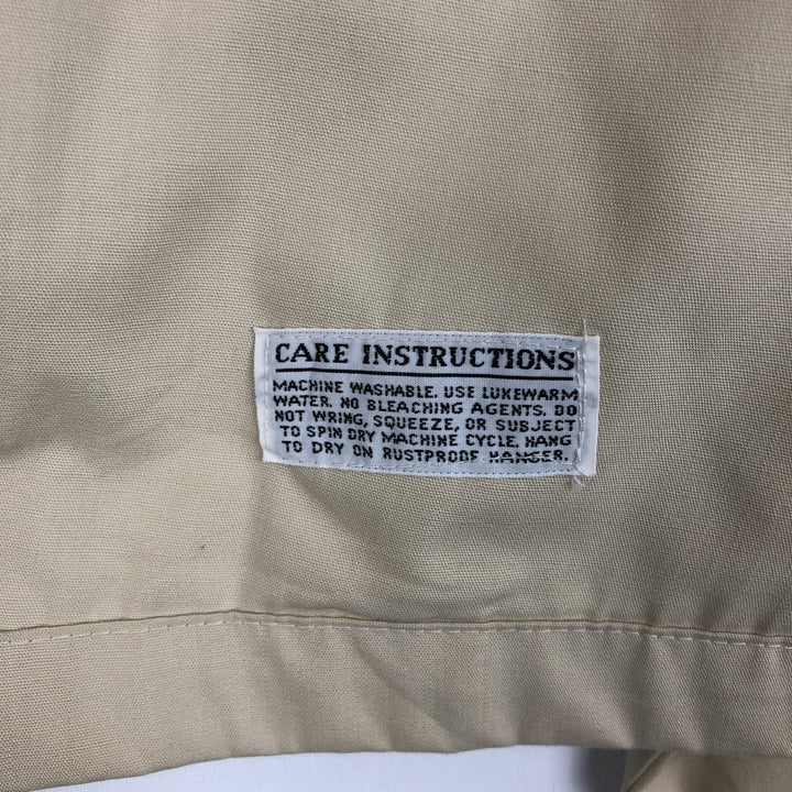 ~90'S Campus Harrington Jacket Swing Top, Made in USA, Men's Size M (Equivalent), Vintage Dacron Polyester Beige type Vintage Second Hand