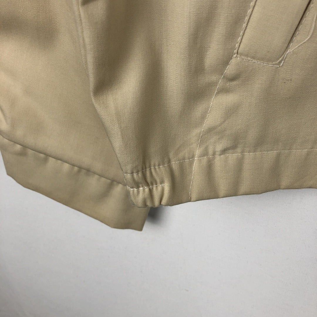 ~90'S Campus Harrington Jacket Swing Top, Made in USA, Men's Size M (Equivalent), Vintage Dacron Polyester Beige type Vintage Second Hand