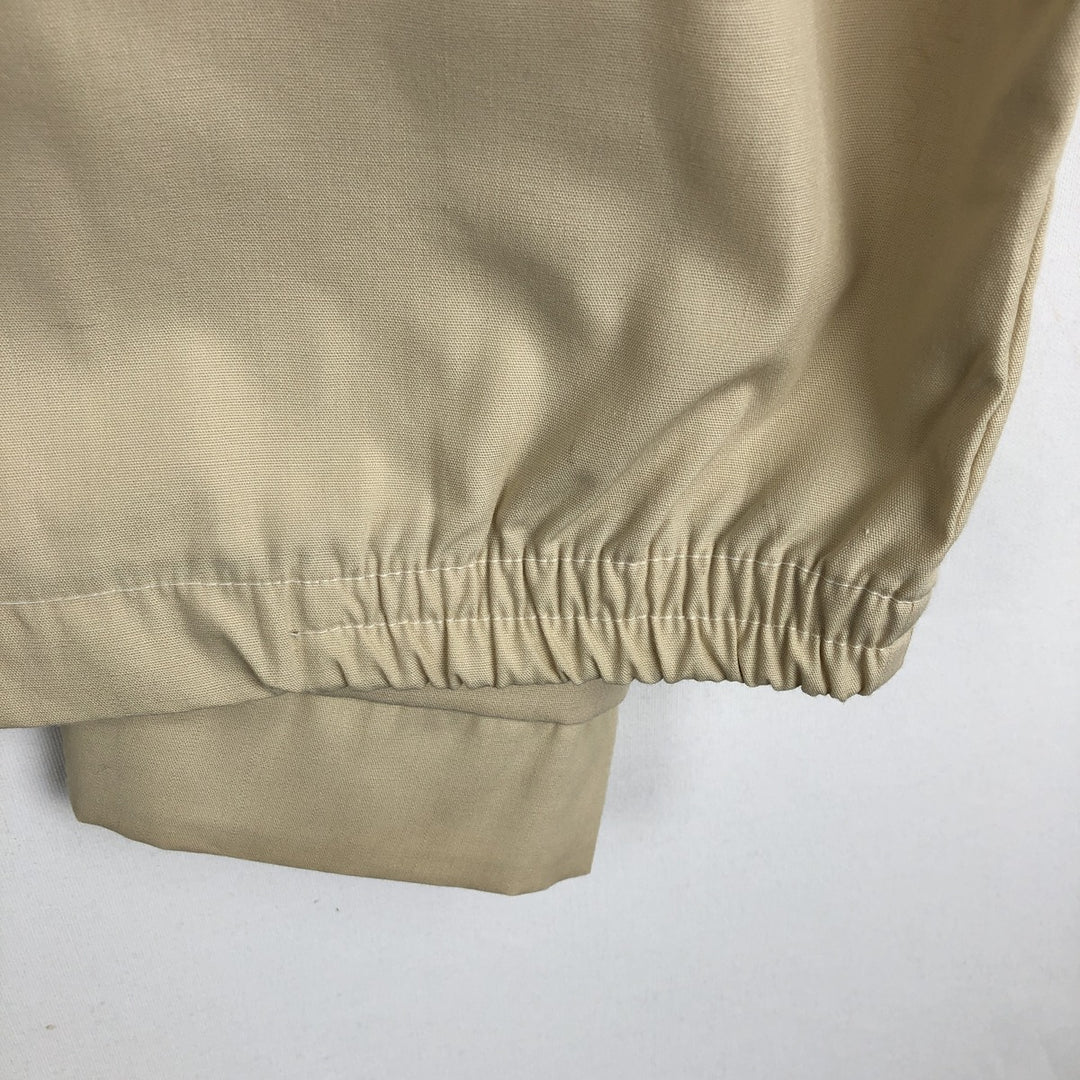 ~90'S Campus Harrington Jacket Swing Top, Made in USA, Men's Size M (Equivalent), Vintage Dacron Polyester Beige type Vintage Second Hand