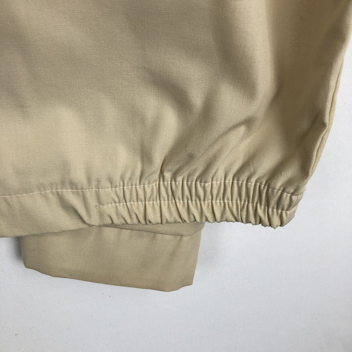 ~90'S Campus Harrington Jacket Swing Top, Made in USA, Men's Size M (Equivalent), Vintage Dacron Polyester Beige type Vintage Second Hand