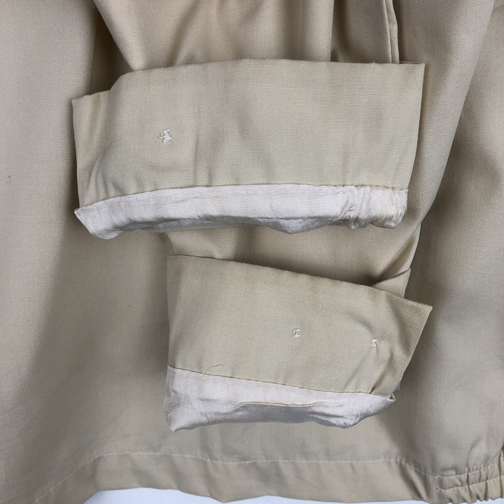 ~90'S Campus Harrington Jacket Swing Top, Made in USA, Men's Size M (Equivalent), Vintage Dacron Polyester Beige type Vintage Second Hand