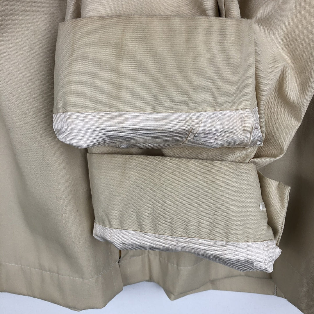 ~90'S Campus Harrington Jacket Swing Top, Made in USA, Men's Size M (Equivalent), Vintage Dacron Polyester Beige type Vintage Second Hand