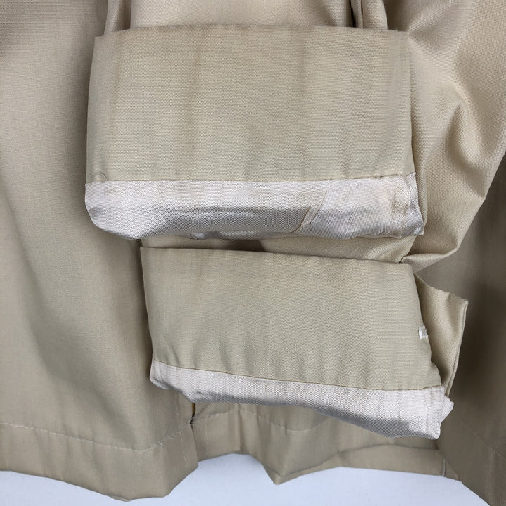 ~90'S Campus Harrington Jacket Swing Top, Made in USA, Men's Size M (Equivalent), Vintage Dacron Polyester Beige type Vintage Second Hand