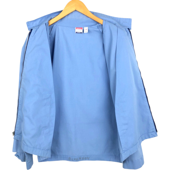 Manhattan Sport Harrington Jacket Swing Top, Made in USA, Men's Size L (approx.) unclear Blue type light blue Vintage Second Hand