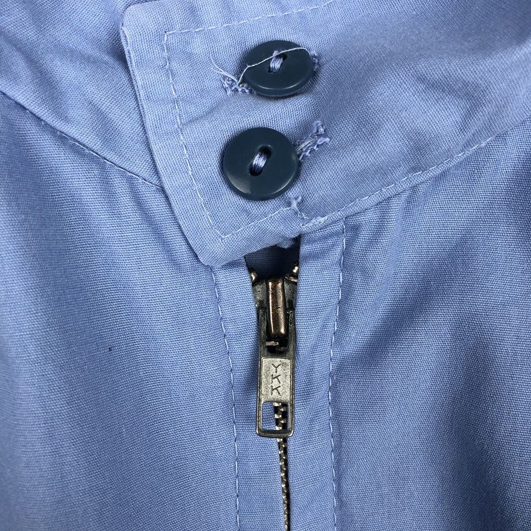 Manhattan Sport Harrington Jacket Swing Top, Made in USA, Men's Size L (approx.) unclear Blue type light blue Vintage Second Hand