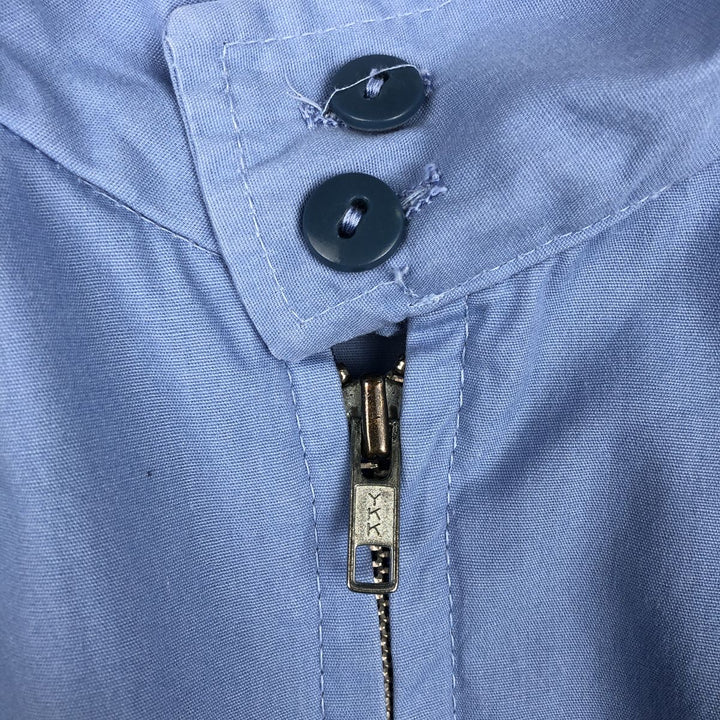 Manhattan Sport Harrington Jacket Swing Top, Made in USA, Men's Size L (approx.) unclear Blue type light blue Vintage Second Hand