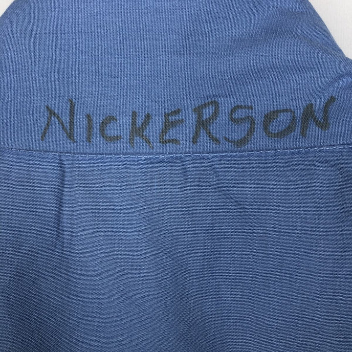 Manhattan Sport Harrington Jacket Swing Top, Made in USA, Men's Size L (approx.) unclear Blue type light blue Vintage Second Hand