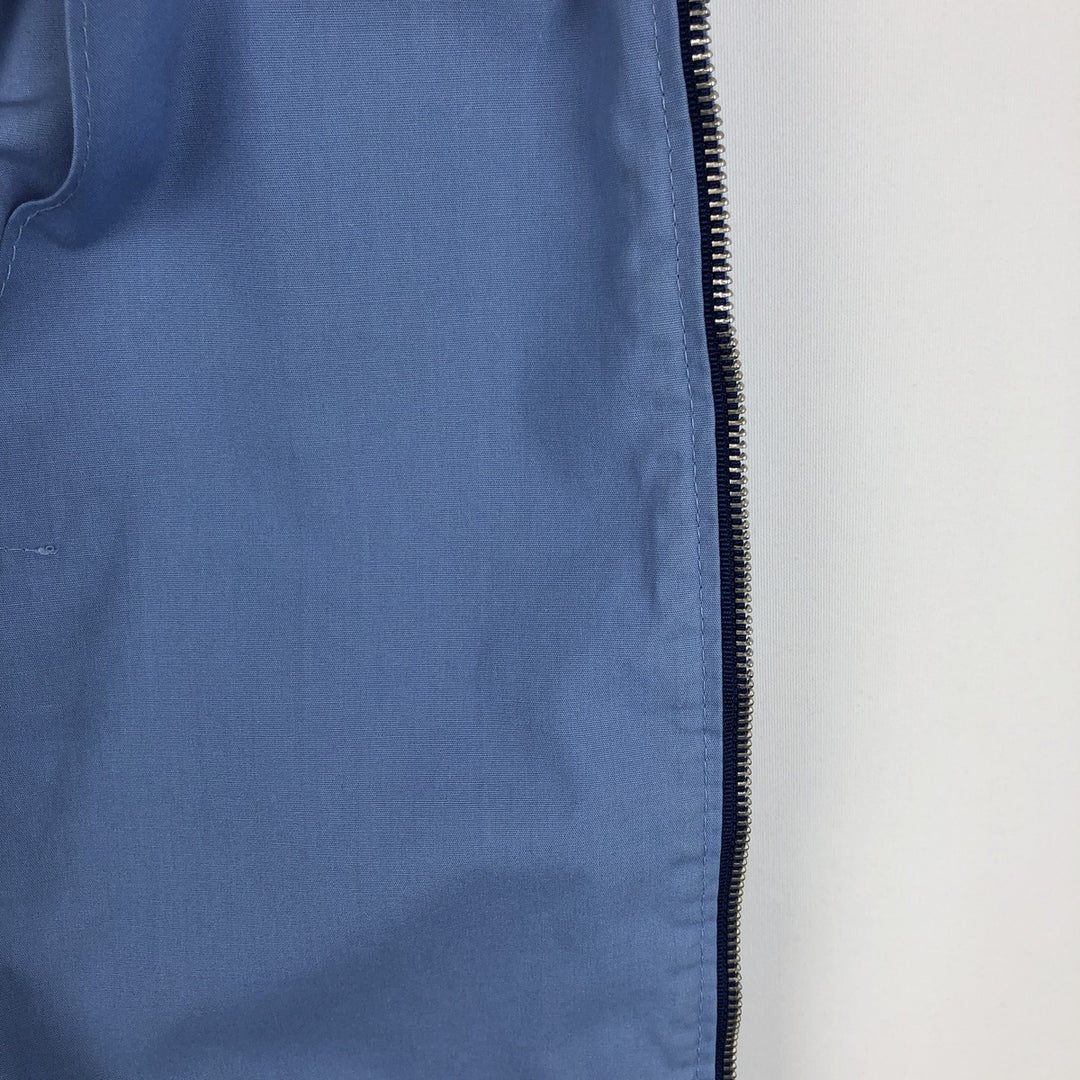 Manhattan Sport Harrington Jacket Swing Top, Made in USA, Men's Size L (approx.) unclear Blue type light blue Vintage Second Hand