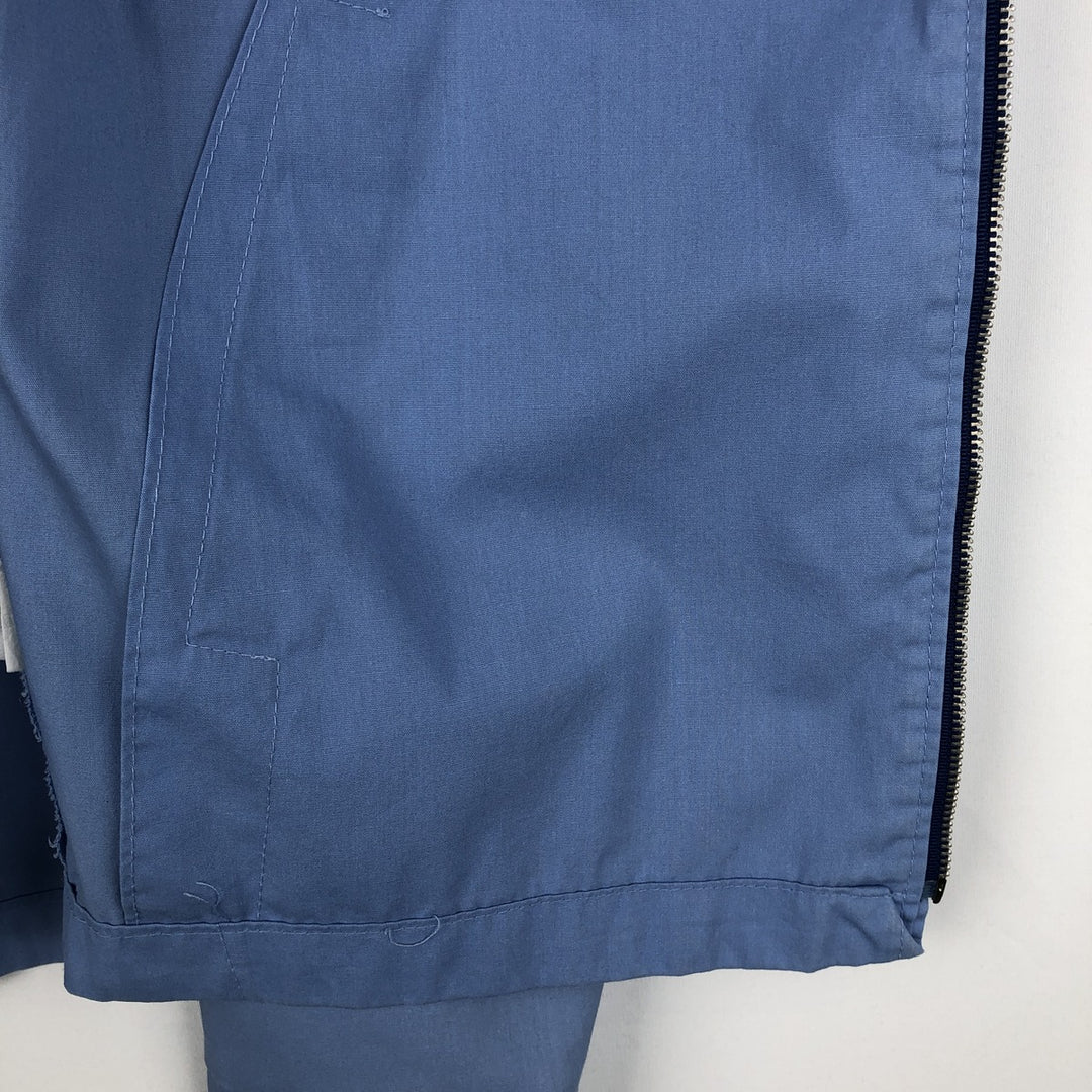 Manhattan Sport Harrington Jacket Swing Top, Made in USA, Men's Size L (approx.) unclear Blue type light blue Vintage Second Hand