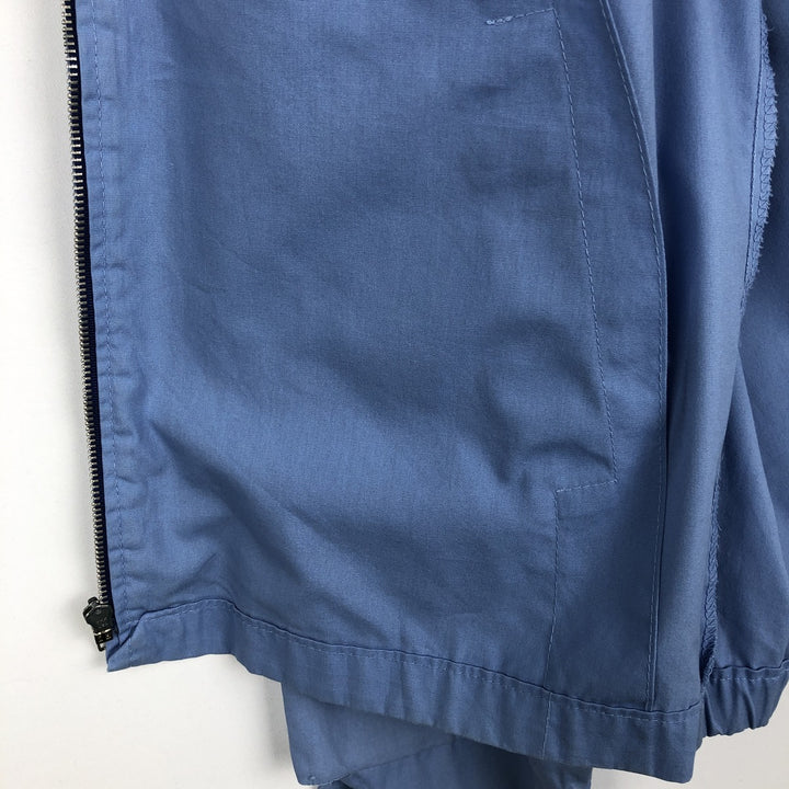 Manhattan Sport Harrington Jacket Swing Top, Made in USA, Men's Size L (approx.) unclear Blue type light blue Vintage Second Hand