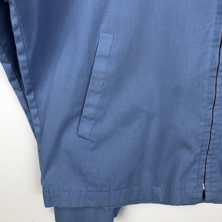 Manhattan Sport Harrington Jacket Swing Top, Made in USA, Men's Size L (approx.) unclear Blue type light blue Vintage Second Hand