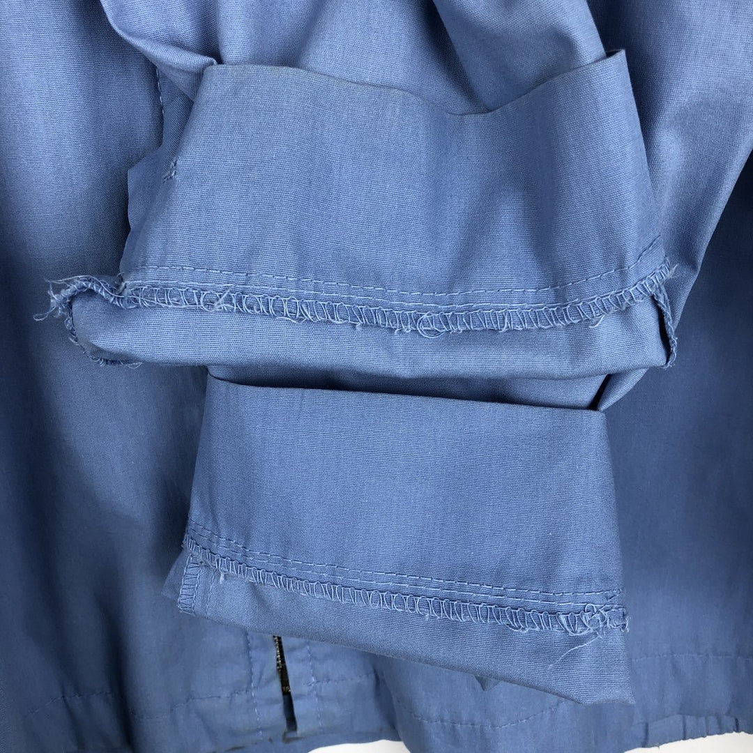 Manhattan Sport Harrington Jacket Swing Top, Made in USA, Men's Size L (approx.) unclear Blue type light blue Vintage Second Hand