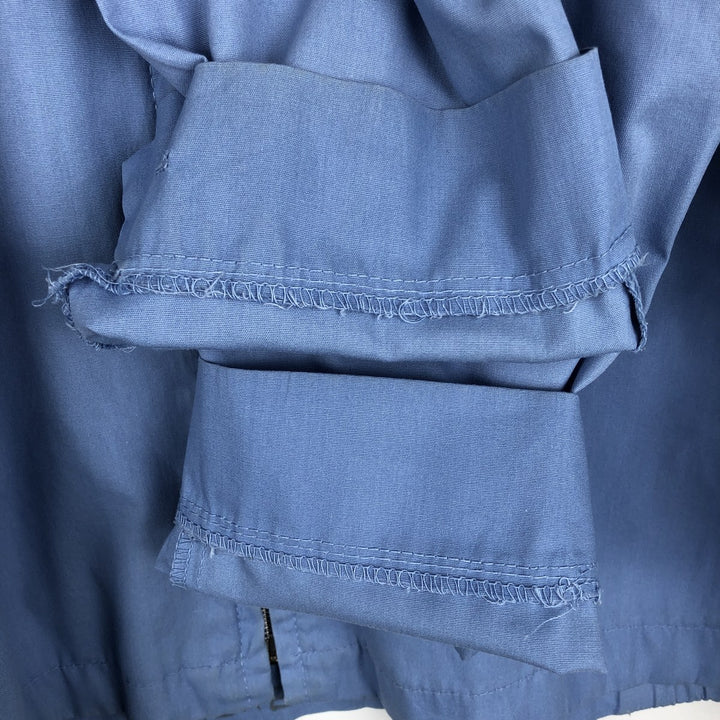 Manhattan Sport Harrington Jacket Swing Top, Made in USA, Men's Size L (approx.) unclear Blue type light blue Vintage Second Hand