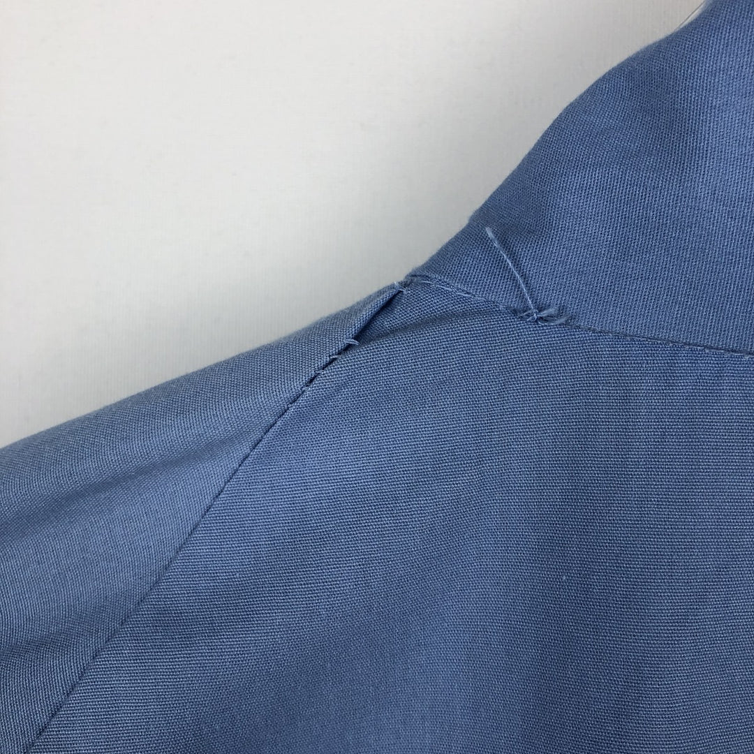 Manhattan Sport Harrington Jacket Swing Top, Made in USA, Men's Size L (approx.) unclear Blue type light blue Vintage Second Hand