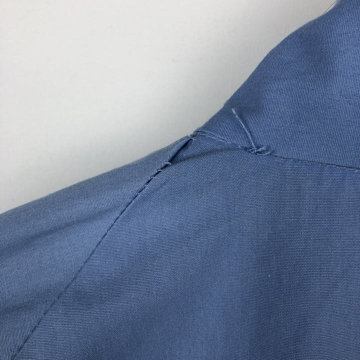 Manhattan Sport Harrington Jacket Swing Top, Made in USA, Men's Size L (approx.) unclear Blue type light blue Vintage Second Hand