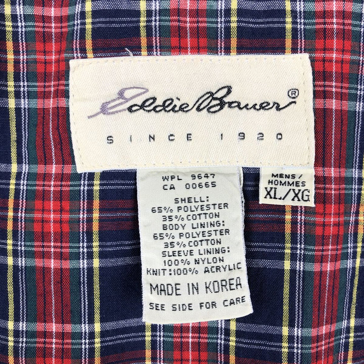 Eddie Bauer Harrington Jacket Swing Top, Men's Size XL (approx.) polyester beige type brown Vintage Second Hand