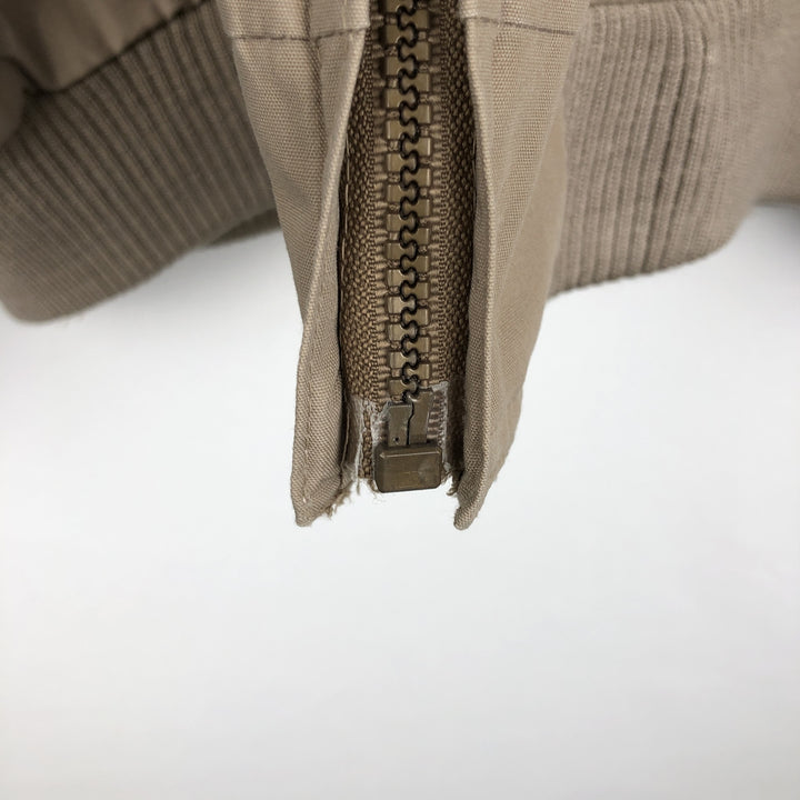 Eddie Bauer Harrington Jacket Swing Top, Men's Size XL (approx.) polyester beige type brown Vintage Second Hand