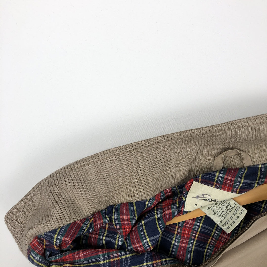 Eddie Bauer Harrington Jacket Swing Top, Men's Size XL (approx.) polyester beige type brown Vintage Second Hand
