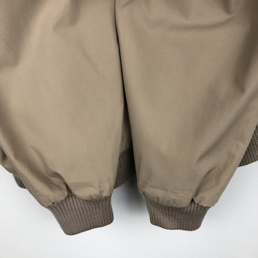 Eddie Bauer Harrington Jacket Swing Top, Men's Size XL (approx.) polyester beige type brown Vintage Second Hand