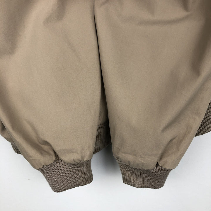 Eddie Bauer Harrington Jacket Swing Top, Men's Size XL (approx.) polyester beige type brown Vintage Second Hand