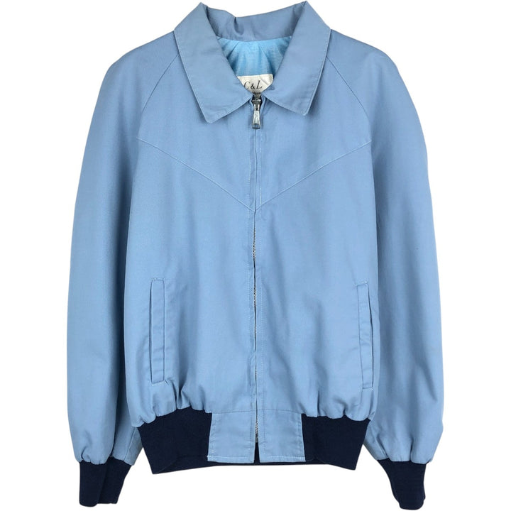 CandL Swing Top Sports Jacket, Men's Size L unclear Blue type light blue Vintage Second Hand