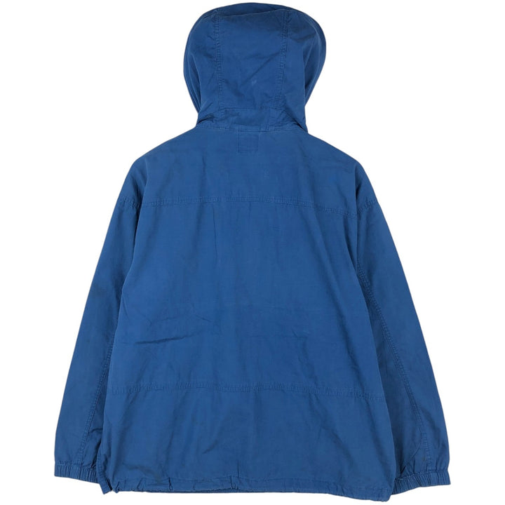 90'S GAP (Old GAP) Hooded Cotton Pullover Anorak Parka, Men's Size S (Equivalent), Vintage cotton Navy blue Vintage Second Hand
