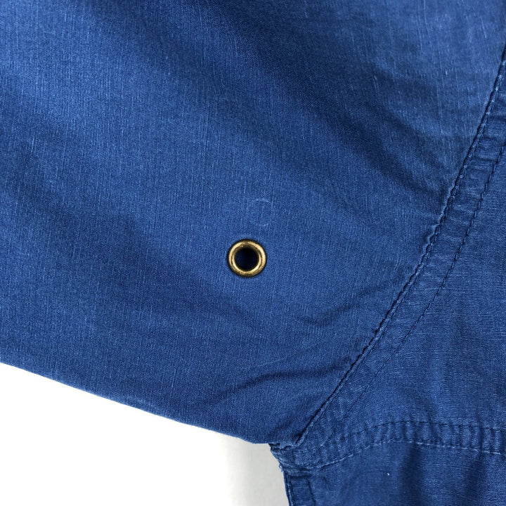 90'S GAP (Old GAP) Hooded Cotton Pullover Anorak Parka, Men's Size S (Equivalent), Vintage cotton Navy blue Vintage Second Hand