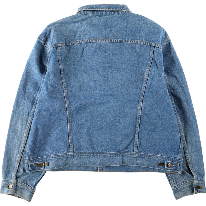 Big Size Lee Denim Jacket (G-Jean) - Made in Canada - Men's XXXL Equivalent cotton blue type Vintage Second Hand