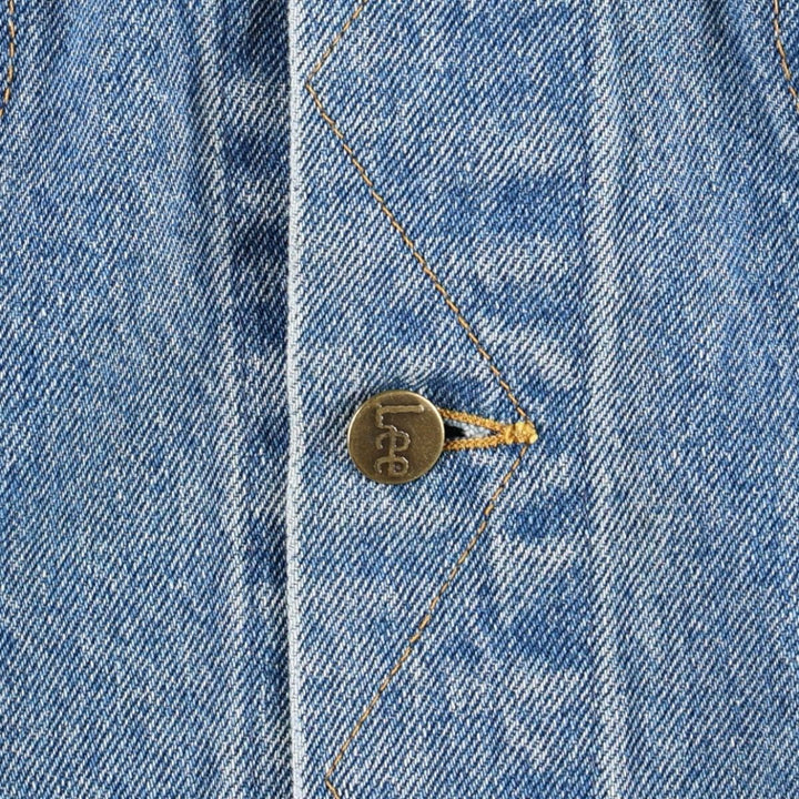 Big Size Lee Denim Jacket (G-Jean) - Made in Canada - Men's XXXL Equivalent cotton blue type Vintage Second Hand