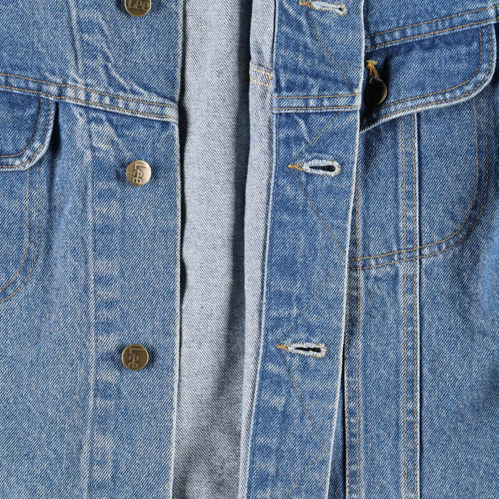 Big Size Lee Denim Jacket (G-Jean) - Made in Canada - Men's XXXL Equivalent cotton blue type Vintage Second Hand