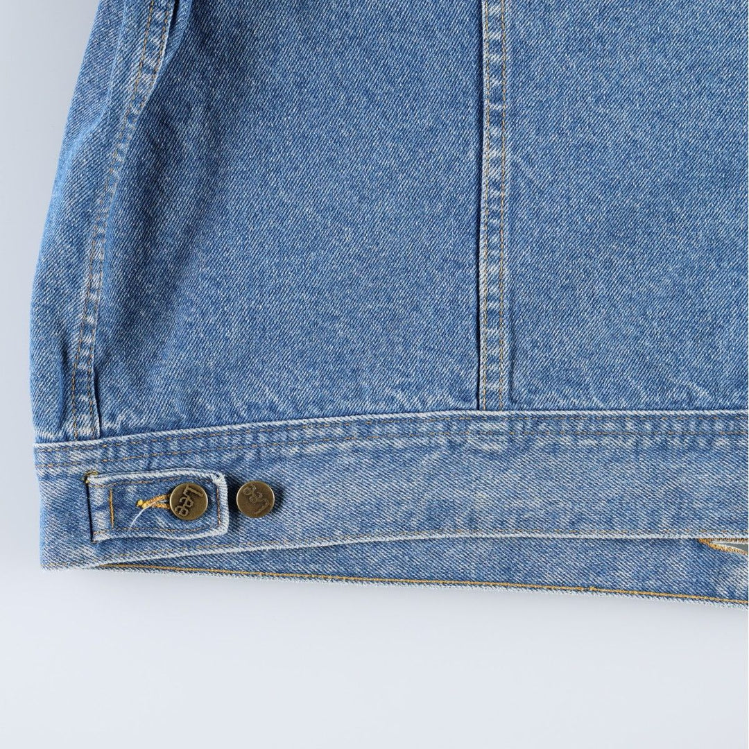 Big Size Lee Denim Jacket (G-Jean) - Made in Canada - Men's XXXL Equivalent cotton blue type Vintage Second Hand