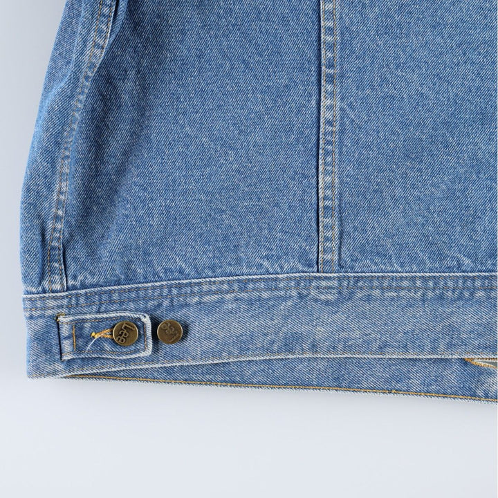 Big Size Lee Denim Jacket (G-Jean) - Made in Canada - Men's XXXL Equivalent cotton blue type Vintage Second Hand